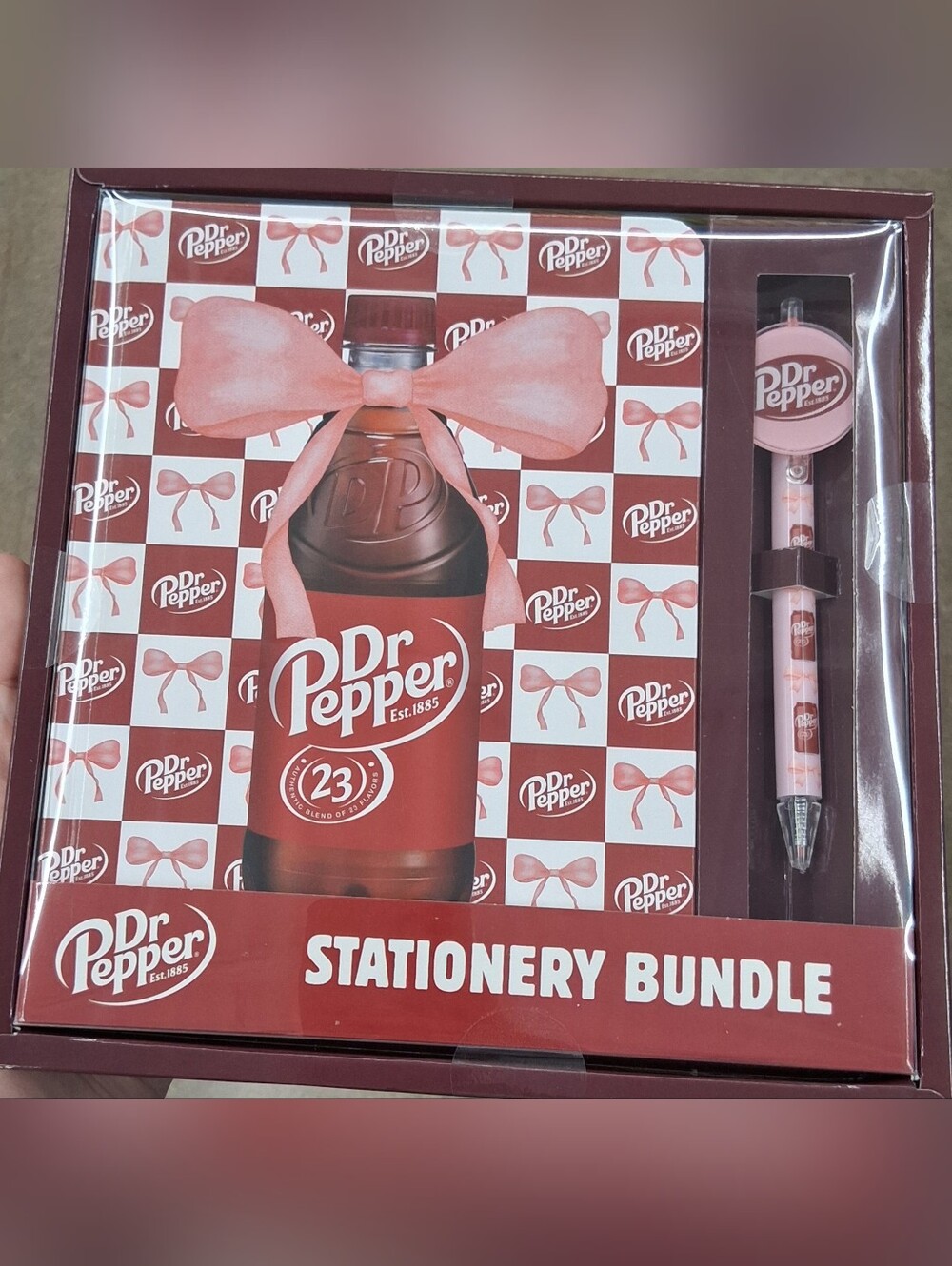 New Dr Pepper Stationery Set